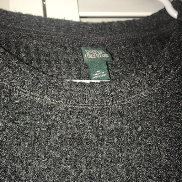 Grey Cropped Sweater - Picture 2 of 3